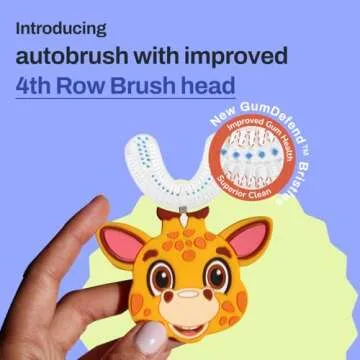 autobrush Kids Manual Toothbrush for Ages 3-5 - 360° Cleaning