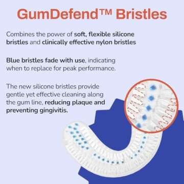 autobrush Kids Manual Toothbrush for Ages 3-5 - 360° Cleaning