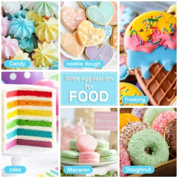 Vibrant 12 Colors Food Coloring Set for Cake Decor