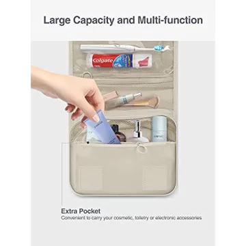 Luxtude Hanging Toiletry Bag - Stylish & Practical Organizer