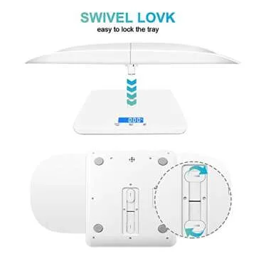 MINDPET-MED Digital Scale for Pets and Babies, Max 220 lbs