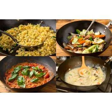 River Light Iron Frying Pan, 11.8 inches, Induction Compatible Cookware Made in Japan