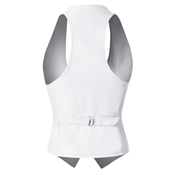 Design by Olivia Women's Versatile Racerback Vest in White