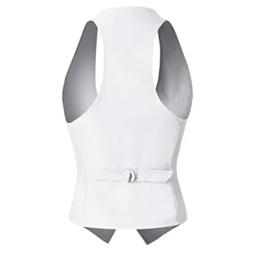 Design by Olivia Women's Versatile Racerback Vest in White