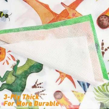 Dino Birthday Party Supplies Set for 24 Kids' Celebrations