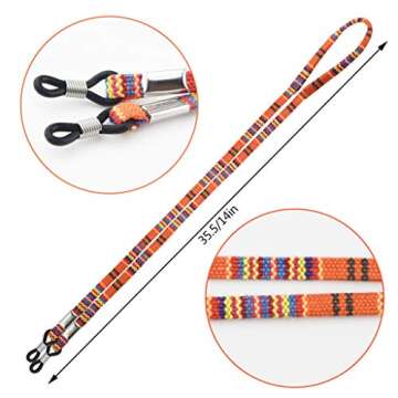 yeabwps 12 Pieces Glasses Strap Eyewear Retainer Sunglass Straps for Men and Women