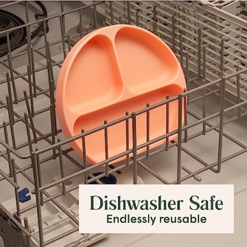 Simka Rose Suction Baby Plate - Safe & Fun Feeding Solution