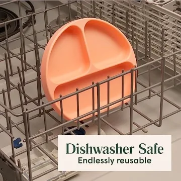 Simka Rose Suction Baby Plate - Safe & Fun Feeding Solution