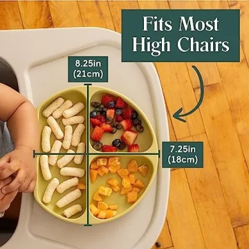 Simka Rose Suction Baby Plate - Safe & Fun Feeding Solution