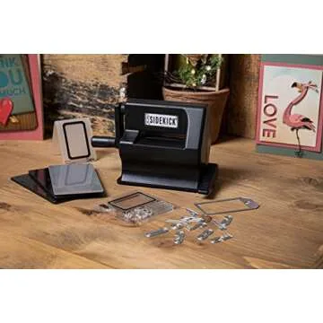 Sizzix Portable Manual Die Cutting & Embossing Machine for Arts & Crafts, Scrapbooking & Cardmaking,...
