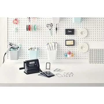 Sizzix Portable Manual Die Cutting & Embossing Machine for Arts & Crafts, Scrapbooking & Cardmaking, 2.5” Opening, One Size, Tim Holtz Sidekick Starter Kit