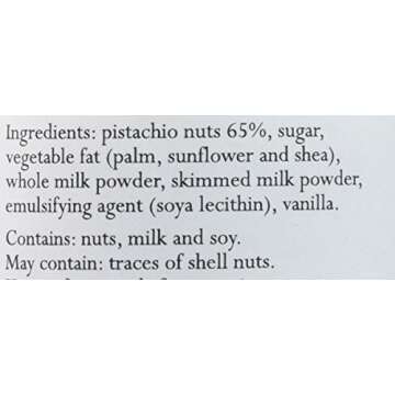 Vincente Sicilian Cream of Pistachio Nut Spread, 7.05 Ounce