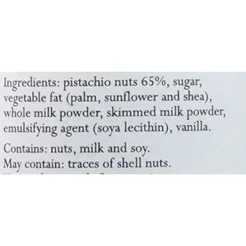 Vincente Sicilian Cream of Pistachio Nut Spread, 7.05 Ounce