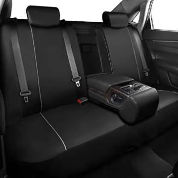 CAR-GRAND Universal Leather Car Seat Covers Full Set