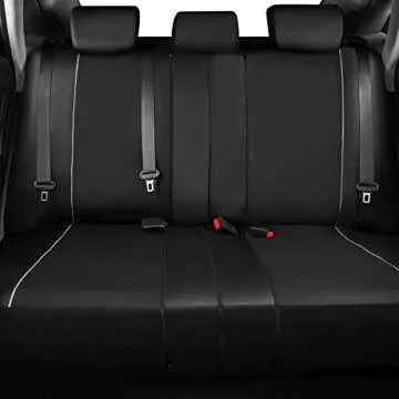 CAR-GRAND Universal Leather Car Seat Covers Full Set