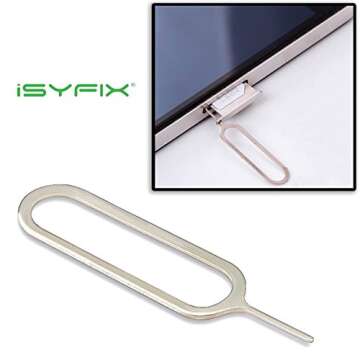 iSYFIX SIM Card Tray Ejector Tool - 10X Pack for Smartphones