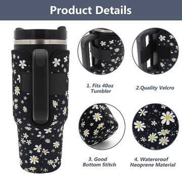 Xumbtvs 40oz Neoprene Sleeve for Stanley Tumblers