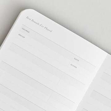 Letterfolk Golf Passport Journal — Pocket-sized Golfing Book (3.5" W x 5.5")