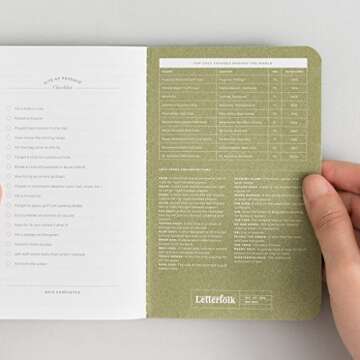 Letterfolk Golf Passport Journal — Pocket-sized Golfing Book (3.5" W x 5.5")