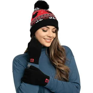 Disney Knit Beanie & Gloves Set - Mickey & Minnie