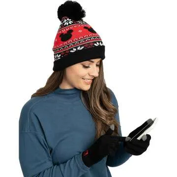 Disney Knit Beanie & Gloves Set - Mickey & Minnie