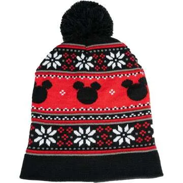 Disney Knit Beanie & Gloves Set - Mickey & Minnie