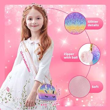 Beayuck Kids Makeup Kit for Girls - Washable Unicorn Set