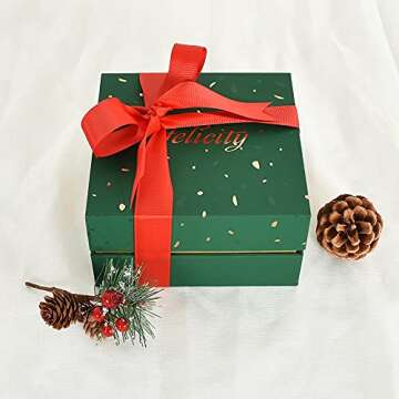 TONIFUL 100yds Grosgrain Ribbon for Gift Wrapping and Crafts