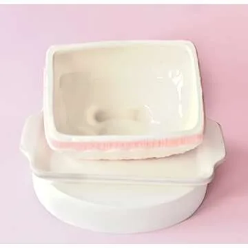 Aebor Bow Tie Butter Dish - Stylish, Durable Storage
