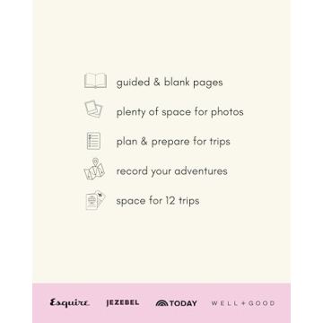 Kunitsa Co. Travel Journal - Guided Vacation Notebook