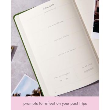 Kunitsa Co. Travel Journal - Guided Vacation Notebook