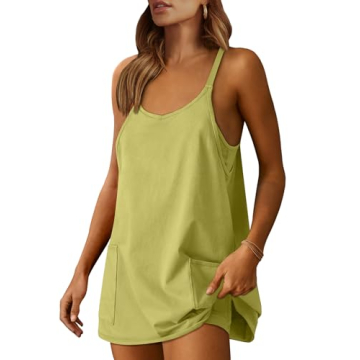 ANRABESS Women Summer Mini Romper Dress - Trendy & Comfortable Activewear
