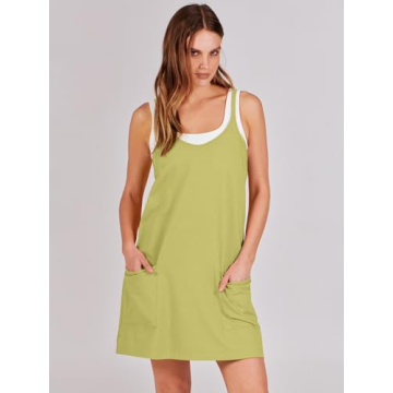 Stylish ANRABESS Mini Romper Dress for Summer Activities