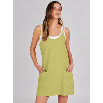 Stylish ANRABESS Mini Romper Dress for Summer Activities