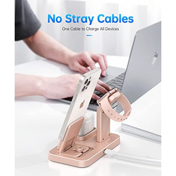 3 in 1 Charging Station for Apple Watch iPhone AirPods