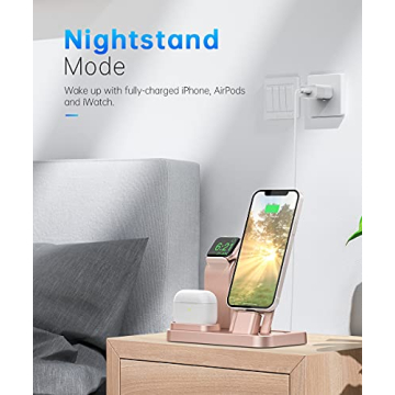 3 in 1 Charging Station for Apple Watch iPhone AirPods