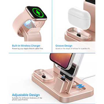 3 in 1 Charging Station for Apple Watch iPhone AirPods