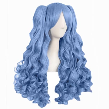 MapofBeauty 70cm Curly Ponytails Cosplay Wig for Everyone