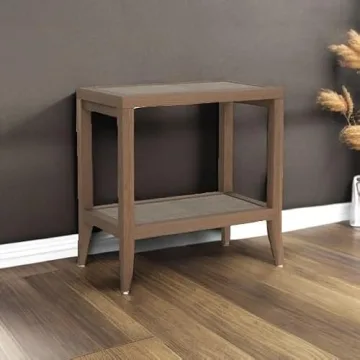 Stylish SICOTAS Rattan Nightstands Set for Small Spaces