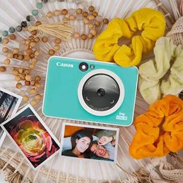 Canon Ivy CLIQ 2 Instant Camera Printer, Mini Photo Printer, Turquoise (Matte)