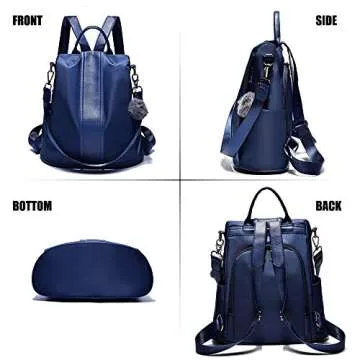 Stylish Waterproof Anti-Theft Backpack Purse for Women