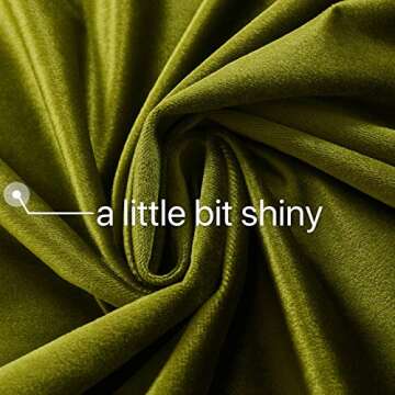 Elegant Olive Green Velvet Curtains for Home Decor