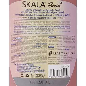 SKALA Hair Treatment Cream 1000G (COQUETEL BRASIL), MIXED, 35.27 Ounce