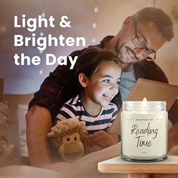 1OAK Lavender Scented Candle - Book Lover Gifts for Women - 40-50 Hours Burn Time - Made in USA