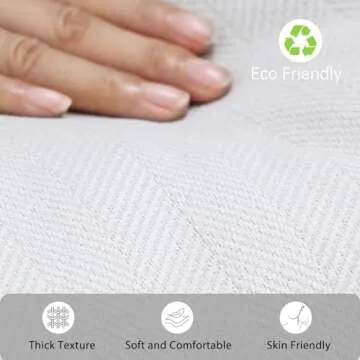 ZWJD 22x22 Cream Chenille Pillow Covers Set of 2