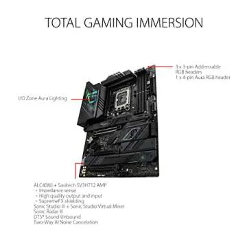 ASUS ROG Strix Z790-F Gaming WiFi 6E LGA 1700(Intel 14th&13th &12th Gen) ATX gaming motherboard(16 + 1 power stages,DDR5,four M.2 slots, PCIe 5.0,WiFi 6E,USB 3.2 Gen 2x2 Type-C with PD 3.0 up to 30W)