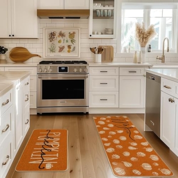Vibrant Fall Kitchen Mats Set of 2 - Artoid Mode