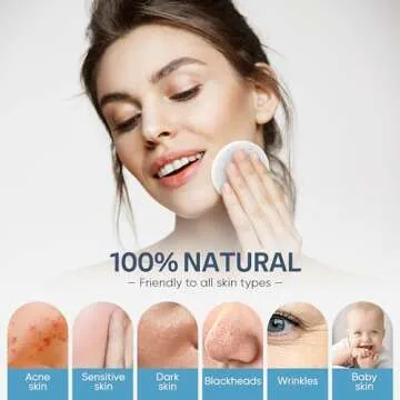 GAINWELL Compressed Facial Sponges - Eco-Friendly Cleansing