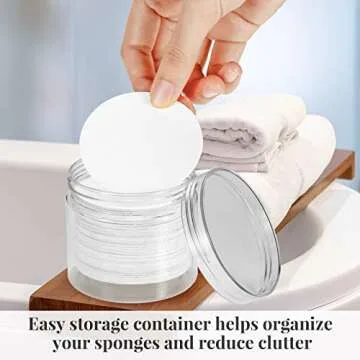 GAINWELL Compressed Facial Sponges - Eco-Friendly Cleansing