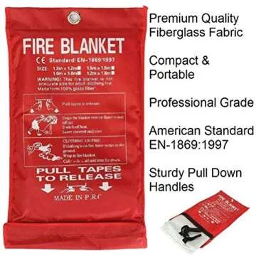 Leberna Fire Blanket Pack - Safety for Home & Outdoors
